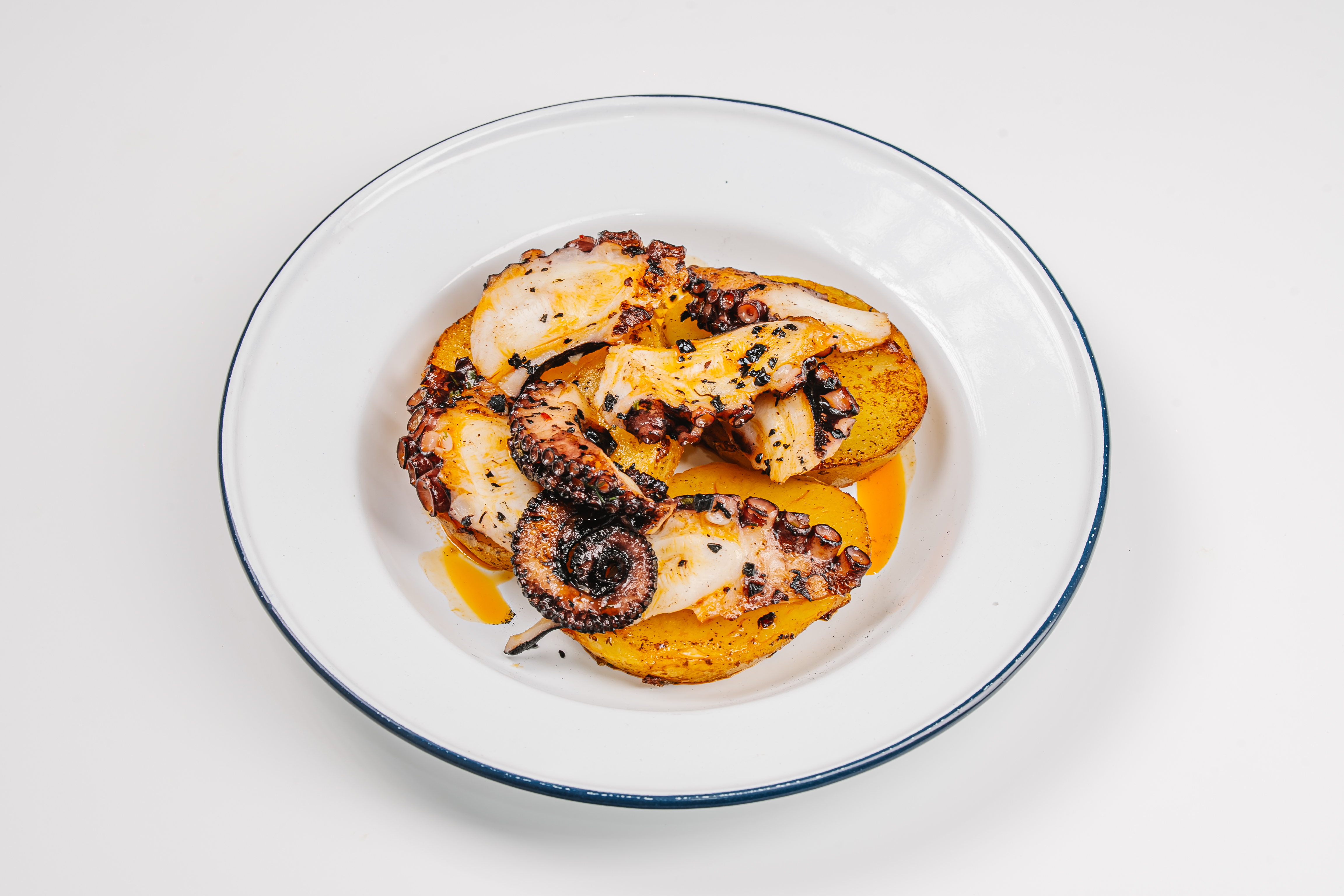 Pulpo A Feira Octopus, Galician style; paprika & olive oil 